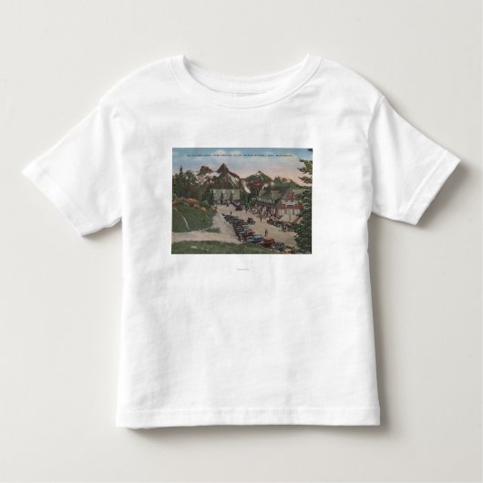 Nationaal park Rainier - Tatoosh Kinder Shirts (Voorkant)