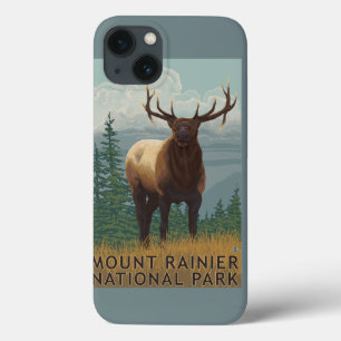 Nationaal park Rainier, Washington Elk Scene Case-Mate iPhone Case
