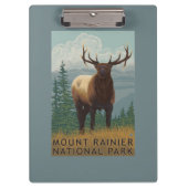 Nationaal park Rainier, Washington Elk Scene Klembord (Voorkant)