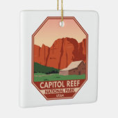 Nationaal park Ranch  van Capitol Reef Keramisch Ornament (Rechts)