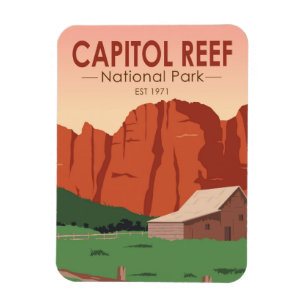 Nationaal park Ranch  van Capitol Reef Magneet