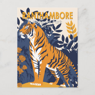 Nationaal Park Ranthambore India  Briefkaart