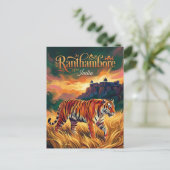 Nationaal park Ranthambore India Briefkaart (Staand voorkant)