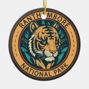 Nationaal Park Ranthambore India  Keramisch Ornament