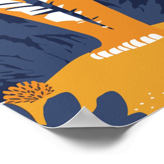 Nationaal Park Ranthambore India  Poster (Hoek)