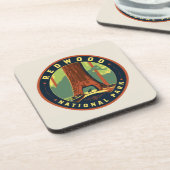 Nationaal park Redwood Bier Onderzetter (Linkerzijde)