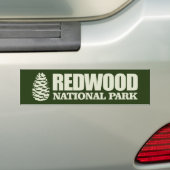 Nationaal park Redwood Bumpersticker (Op auto)