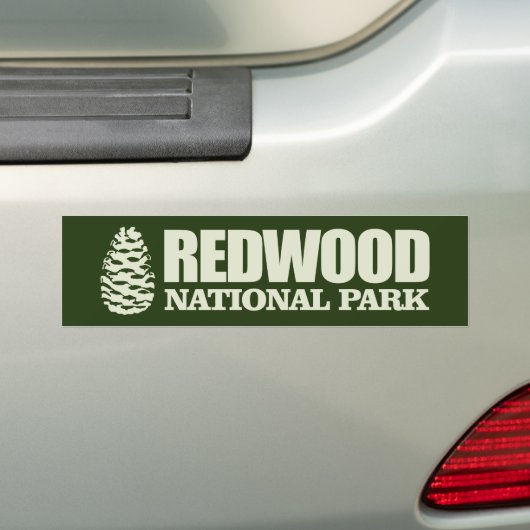 Nationaal park Redwood Bumpersticker (Op auto)