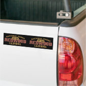 Nationaal park Redwood Bumpersticker (Op Truck)