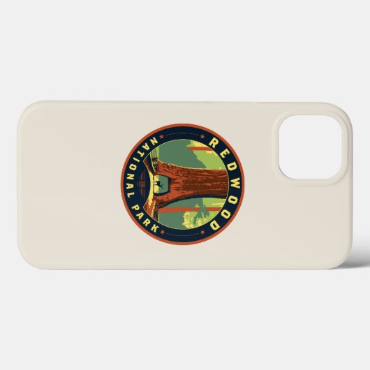 Nationaal park Redwood Case-Mate iPhone Case (Achterkant (horizontaal))