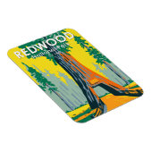 Nationaal park Redwood Chandelier Tree  Magneet (Rechterzijde)