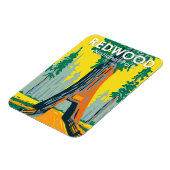 Nationaal park Redwood Chandelier Tree  Magneet (Linkerzijde)