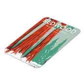 Nationaal park Redwood in Winter Californië  Magneet (Linkerzijde)