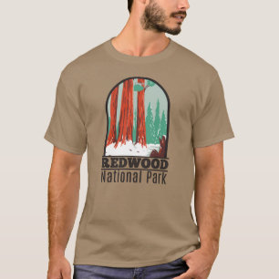 Nationaal park Redwood in Winter Californië  T-shirt