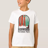 Nationaal park Redwood in Winter Californië  T-shirt (Voorkant)