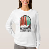 Nationaal park Redwood in Winter Californië  T-shirt (Voorkant)