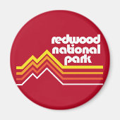 Nationaal park Redwood Magneet (Voorkant)