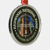 Nationaal park Redwood Metalen Ornament (Rechts)