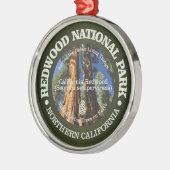 Nationaal park Redwood Metalen Ornament (Links)