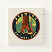 Nationaal park Redwood Notitieboek (Achterkant)