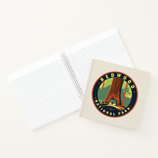 Nationaal park Redwood Notitieboek (Binnen)