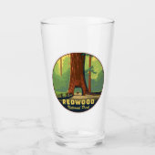 Nationaal park Redwood Pint Glass Glas (Voorkant)
