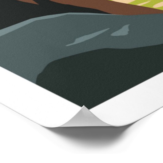 Nationaal park Redwood Poster (Hoek)