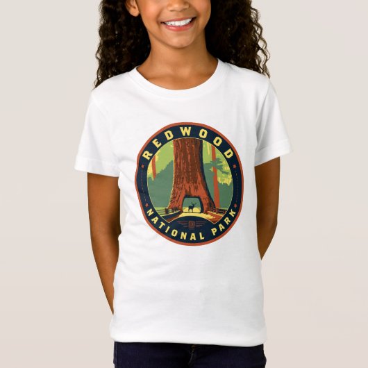 Nationaal park Redwood T-shirt (Voorkant)
