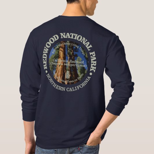 Nationaal park Redwood T-shirt (Achterkant)