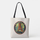 Nationaal park Redwood Tote Bag (Achterkant)