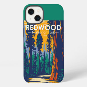 Nationaal park Redwood Vintage iPhone 13 Hoesje