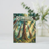 Nationaal park Redwood VS Briefkaart (Staand voorkant)