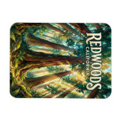 Nationaal park Redwood VS Magneet (Horizontaal)