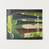 Nationaal park Redwoods Wandkleed (Voorkant (horizontaal))