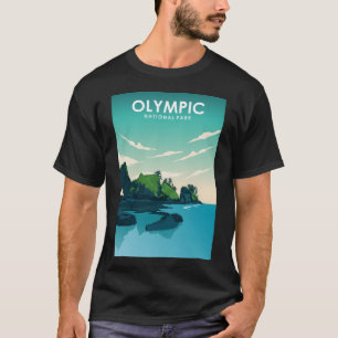 Nationaal Park Reisposter T-shirt