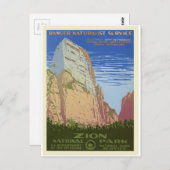 nationaal park Reistoerisme Briefkaart (Voorkant / Achterkant)