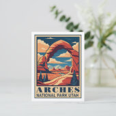 Nationaal park Retro Arches Briefkaart (Staand voorkant)