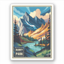 Nationaal park Retro Banff