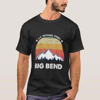 Nationaal park Retro Big Bend T-shirt