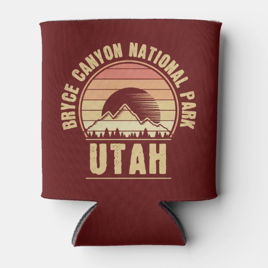 Nationaal park Retro Bryce Canyon Utah Blikjeskoeler (Voorkant)