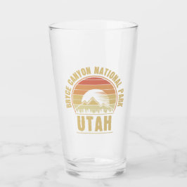 Nationaal park Retro Bryce Canyon Utah Glas
