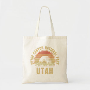 Nationaal park Retro Bryce Canyon Utah Tote Bag