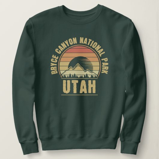 Nationaal park Retro Bryce Canyon Utah Trui (Design voorkant)