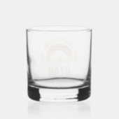 Nationaal park Retro Bryce Canyon Utah Whisky Glas (Achterkant)