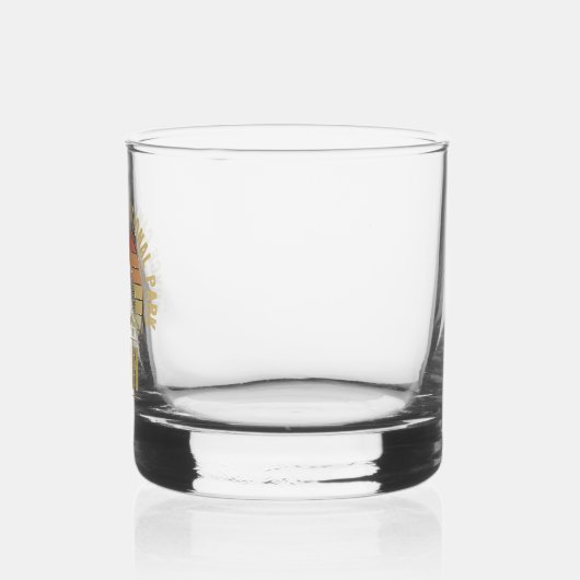 Nationaal park Retro Bryce Canyon Utah Whisky Glas (Links)