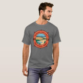 Nationaal park Retro Compass Emblem Kobuk T-shirt (Voorkant volledig)