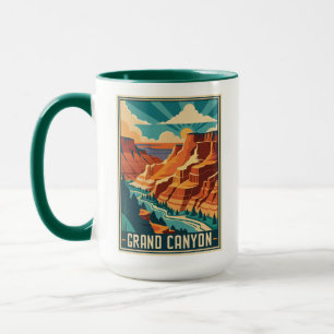 Nationaal park Retro Grand Canyon Mok