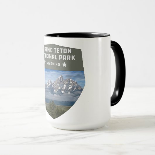 Nationaal park retro Grand Teton Mok (Voorkant rechts)