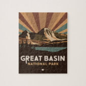 Nationaal park Retro Great Basin Legpuzzel (Verticaal)