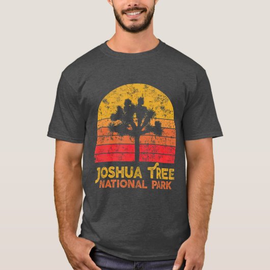  Nationaal Park Retro Joshua T-shirt (Voorkant)
